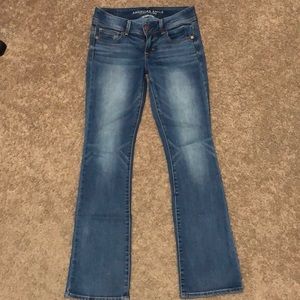 Like new AE super stretch kick boot jeans